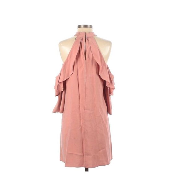 BCBGeneration Pink Cold Shoulder Mini Dress - L - Picture 3 of 7